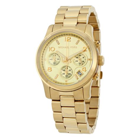 michael kors watch mk5055 rose gold|Michael Kors “Runway” MK5055 Gold Watch .